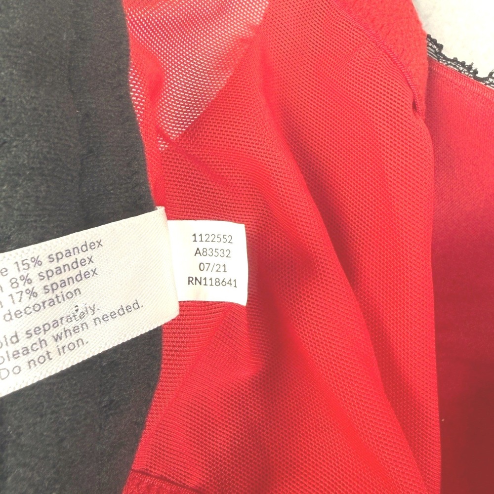 Lane Bryant Cacique Boost Balconette Bra Red Longline 40DDD A83532 Underwire - Picture 11 of 14